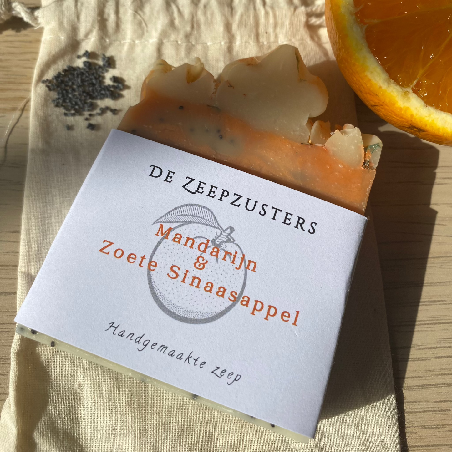 Mandarijn & Zoete Sinaasappel scrub zeep