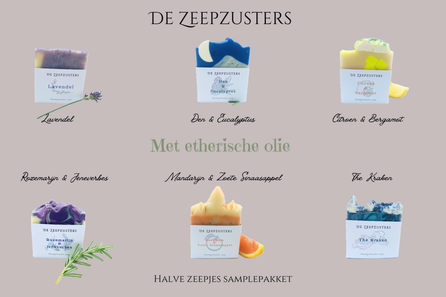 Ontdekkingspakket luxe zepen met etherische olie